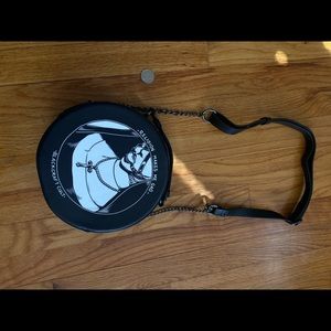 BLACK CRAFT CIRCLE SHOULDER BAG-BRAND NEW